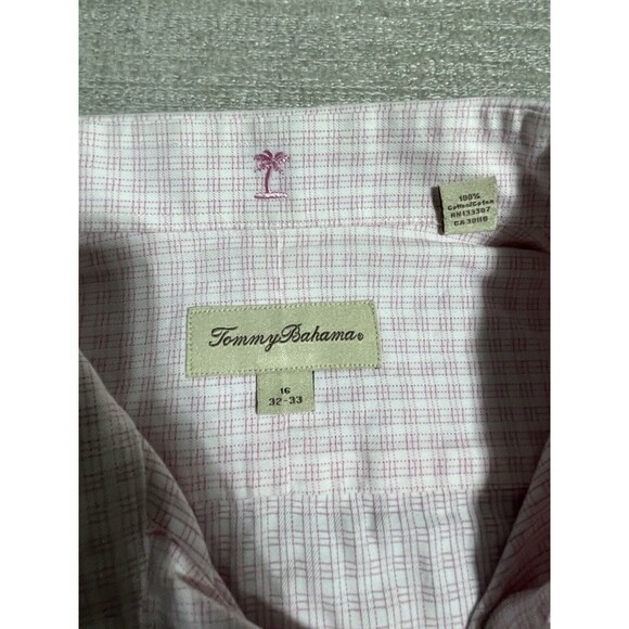 Tommy Bahamas Dress Shirt Men’s 16 Long Sleeve Button Up Regular 32-33 - Picture 6 of 12